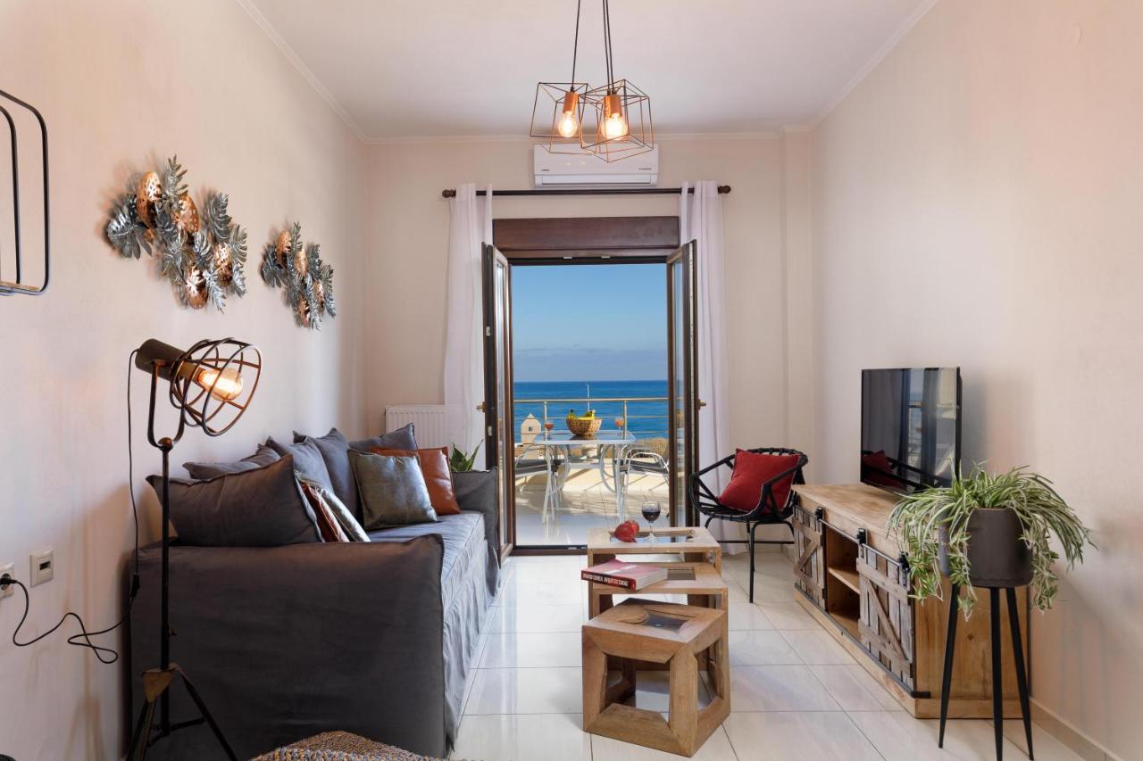 Oak Wood - Sea View Exclusive Maisonette Sfáka المظهر الخارجي الصورة