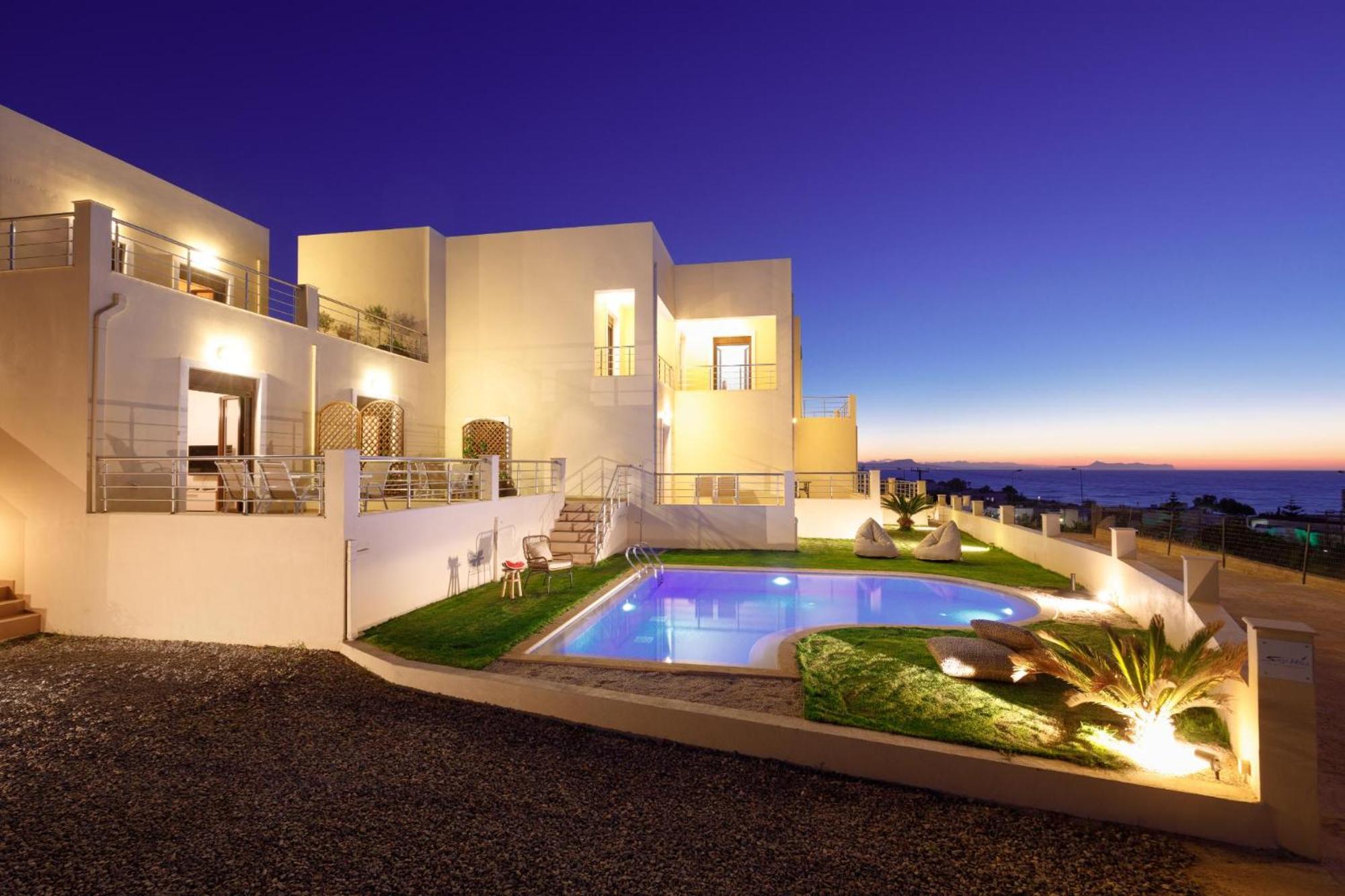 Oak Wood - Sea View Exclusive Maisonette Sfáka المظهر الخارجي الصورة