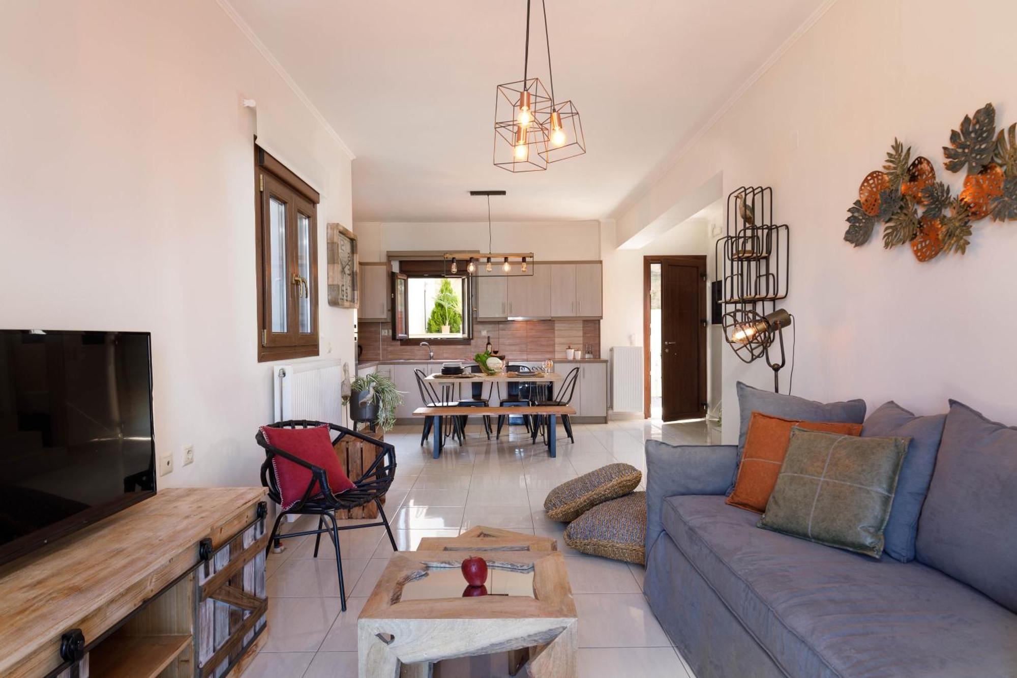 Oak Wood - Sea View Exclusive Maisonette Sfáka المظهر الخارجي الصورة